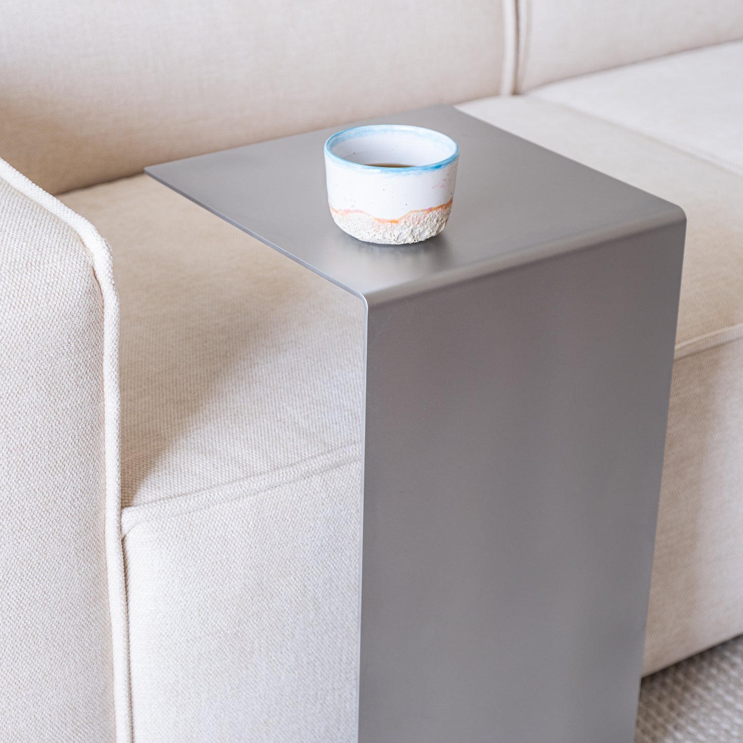 Angled view of the Elegance Side Table from an alternate perspective.